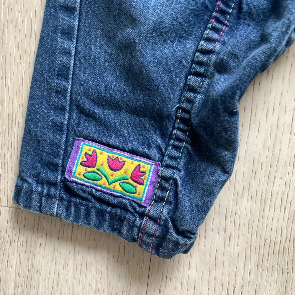 Vintage Oshkosh B'gosh Vestbak Overalls‎ Girls Denim Size 18 Months